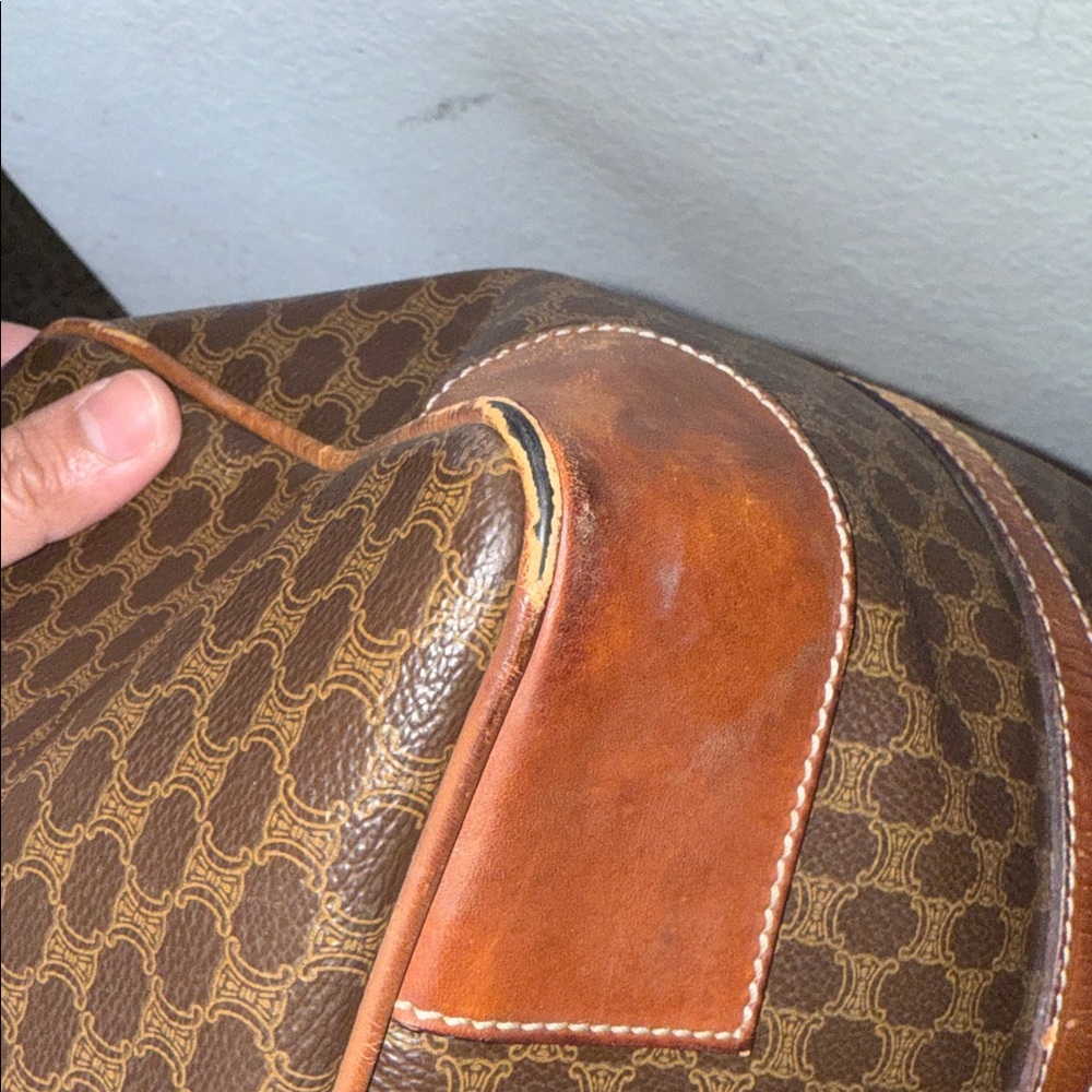 Celine Brown Leather Duffel Bag❤️ - Picture 9 of 16